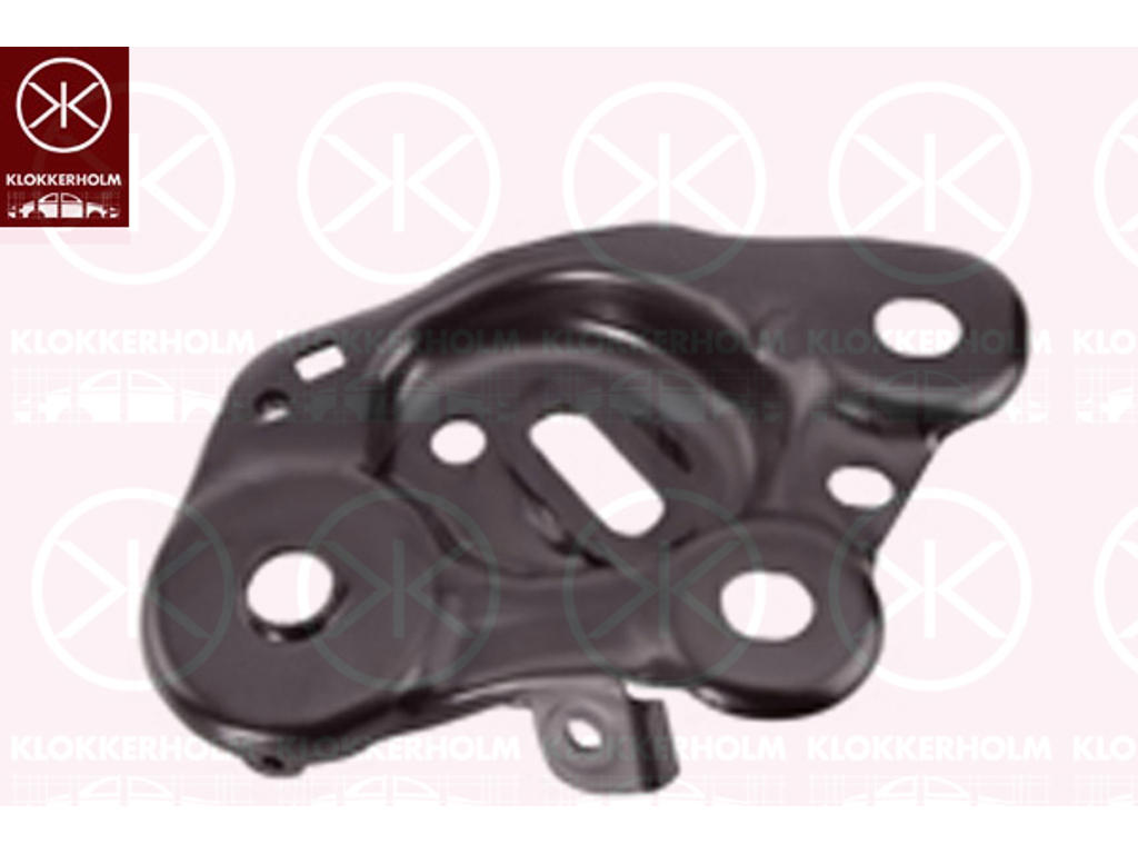 Mounting, control/trailing arm, Rear Axle Left, Front Section