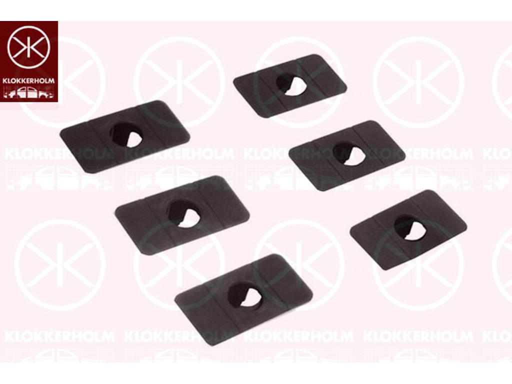 Holder, parking assist sensor, Rear, Number of bores: 6