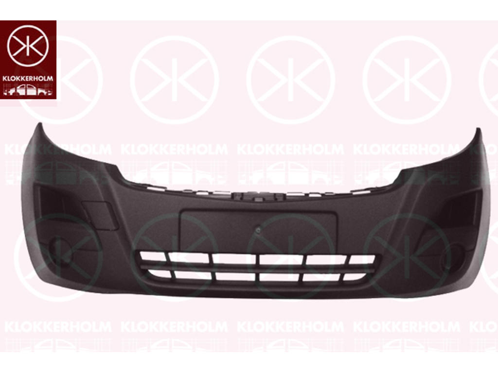 Bumper, Front, black