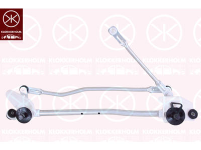 Wiper Linkage, Front, Set, for left-hand drive vehicles