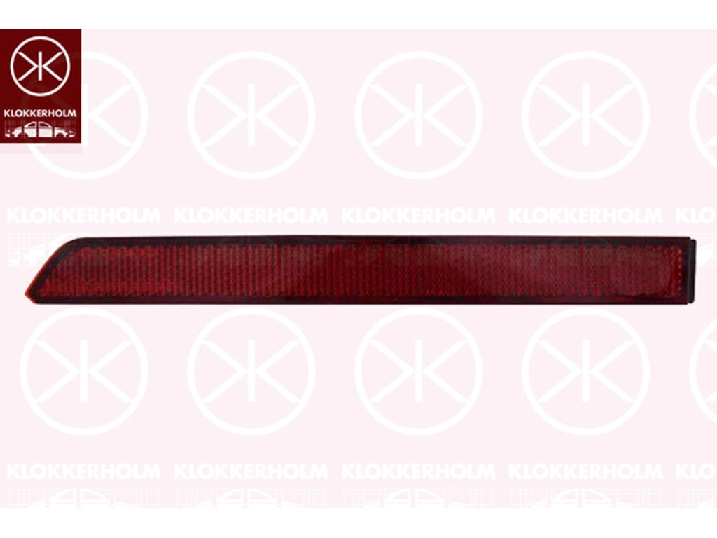 Retroreflector (katoog), Rechts achter, Binnenste deel, rood