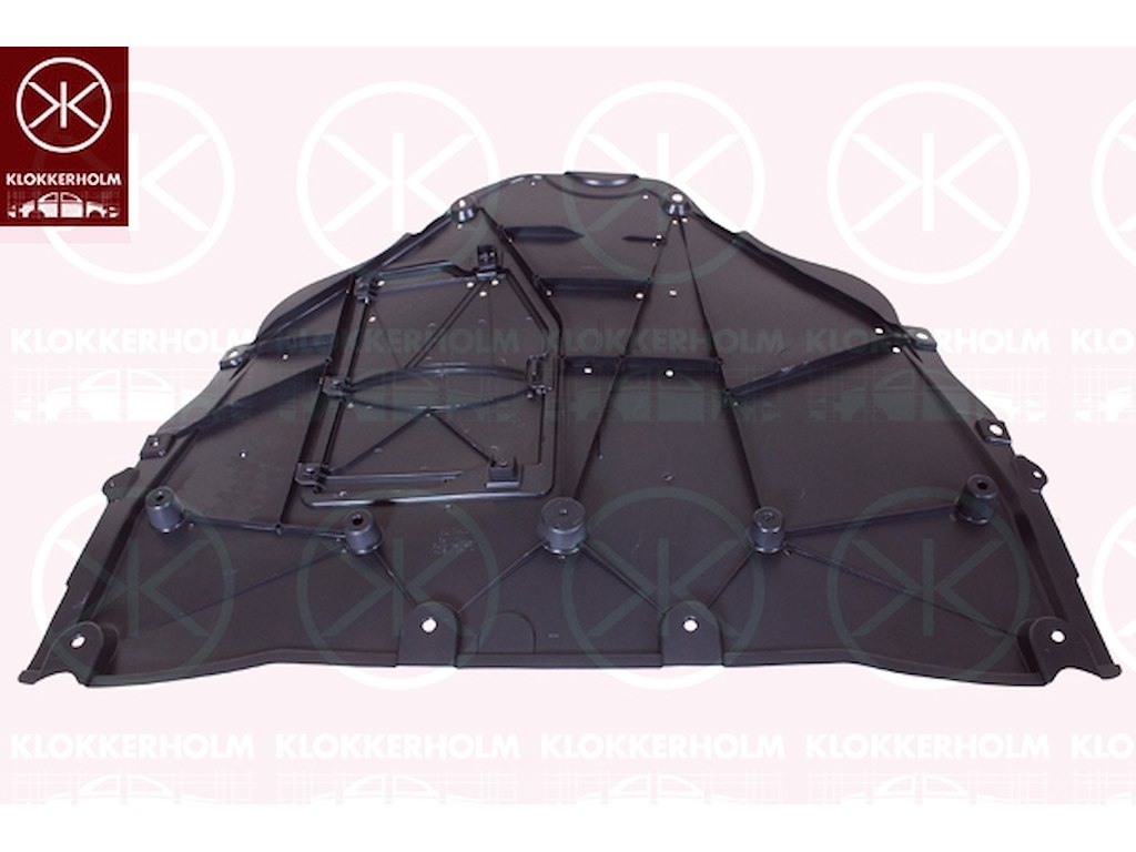 Engine Cover, Rear Section, Front, Plastic