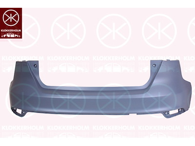 Stötfångare, m/grundlack, Bak