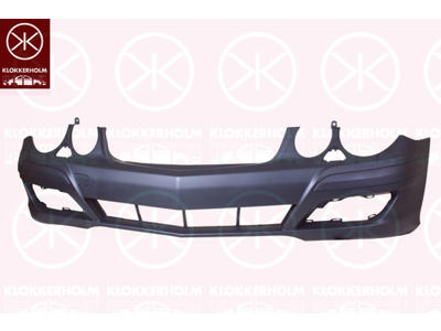 Bumper, w/primer, Classic, Front, with hole(s) for washer nozzle