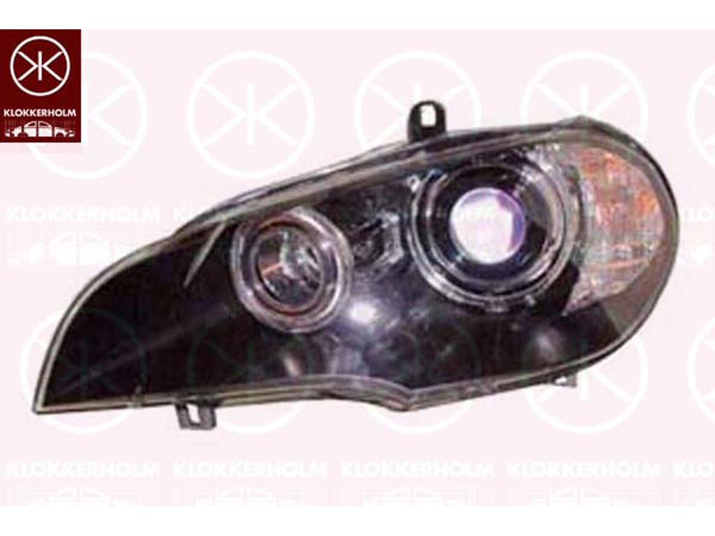 Headlight, Left, Illuminance [lx]: 25, Bi-Xenon, with motor for headlamp levelling, without control unit for Xenon, with dynamic bending light, AL