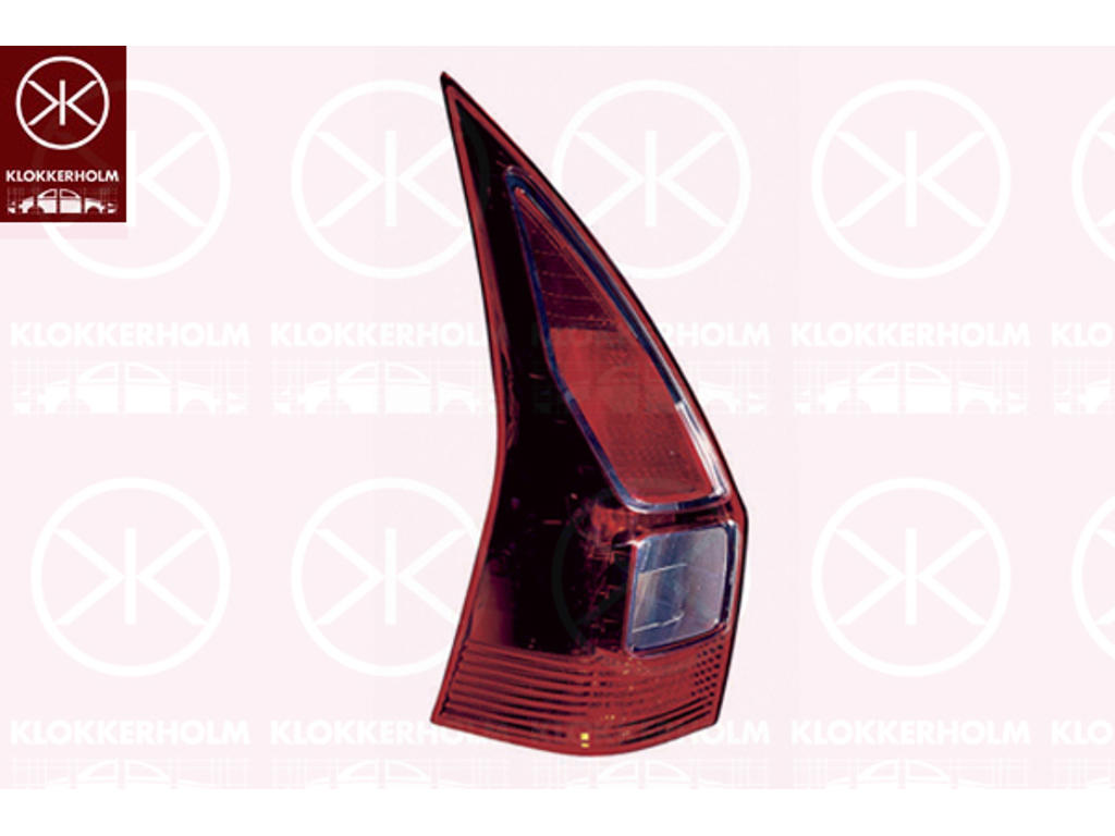 Tail Light Assembly, without bulb holder, Right