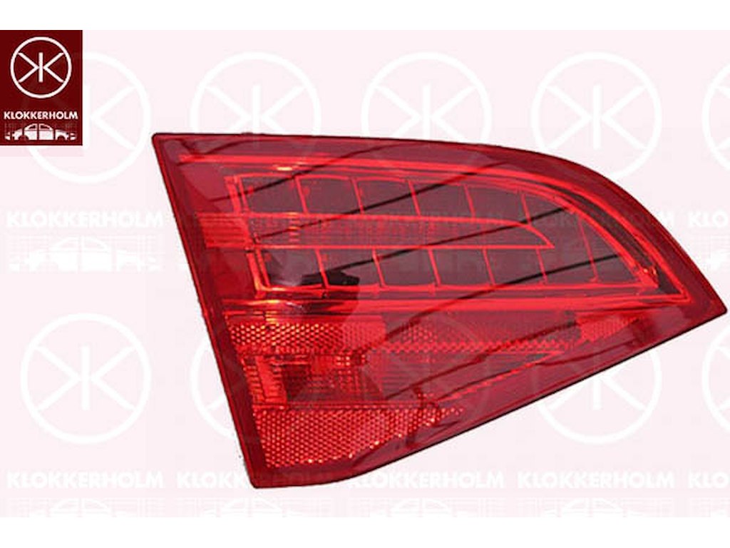 Kombinationsbackljus, LED, med lamphållare, Höger, innerdel, AL