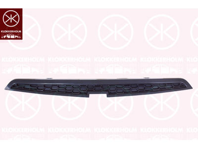 Radiator Grille, black, Upper section