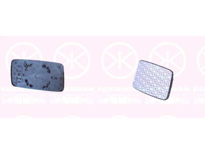Mirror Glass, exterior mirror, Aspherical, Heatable, Left