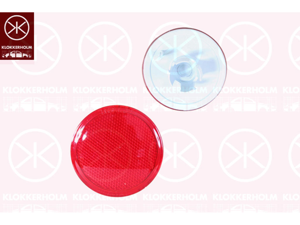Reflector, red, Left Rear