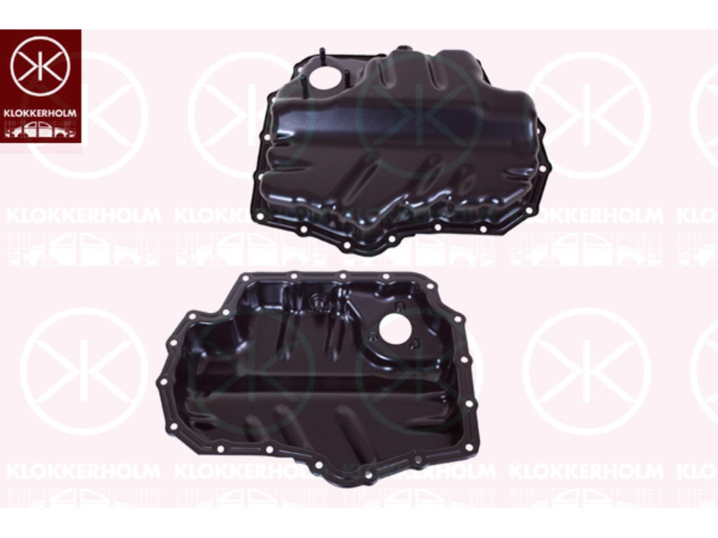 Oil Sump, with bore for oil-level sensor, Steel