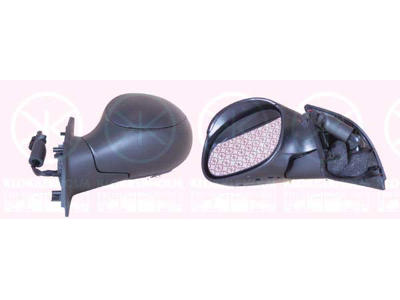 Exterior Mirror, for electric mirror adjustment, Convex, Left, Number of pins: 3