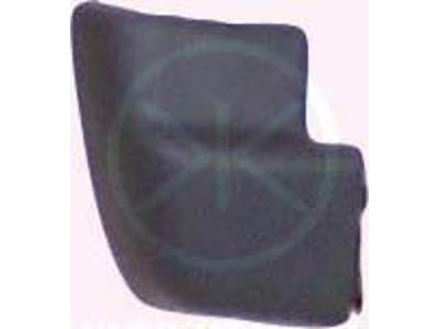 Bumper, grey, Left Rear