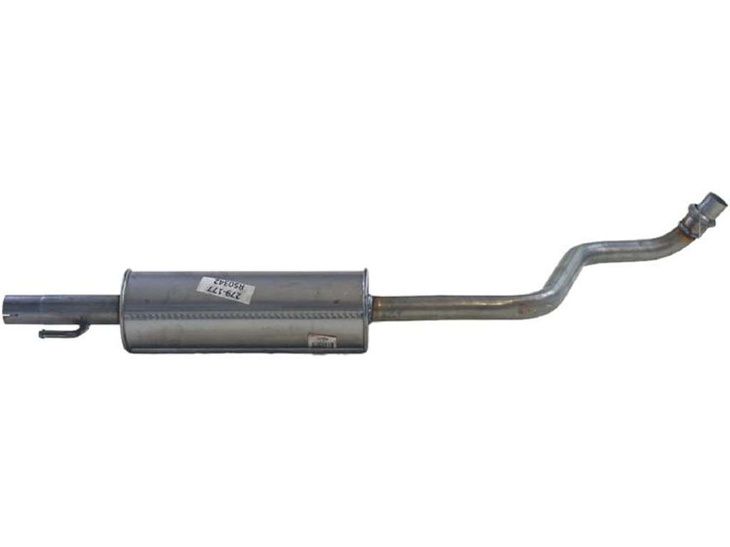 Centre Muffler, See accessories list for additionally required parts:  