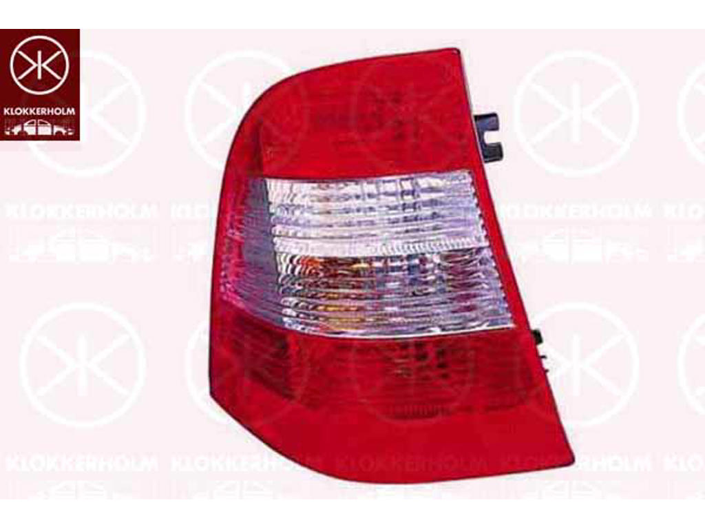 Tail Light Assembly, without bulb holder, Left