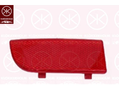 Reflector, red, Right Rear