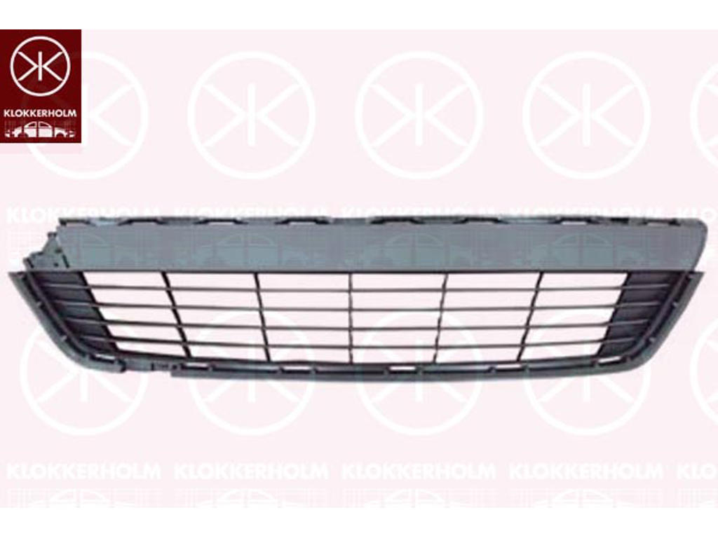 Ventilation Grilles, bumper, Front, black