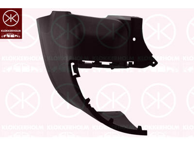 Bumper, Left Rear, long, for vehicles with back doors