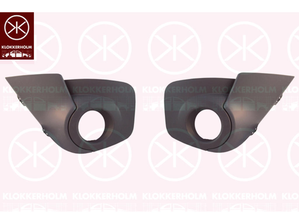 Ventilation Grille, bumper, SPORT, DYNAMIC, Set, Front, with hole(s) for fog lights, Outer section