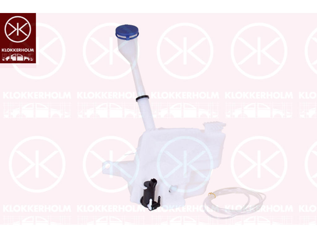 Washer Fluid Reservoir, window cleaning, with pump