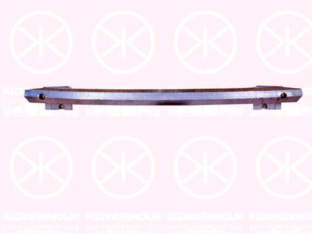 Support, bumper, Rear, Aluminium