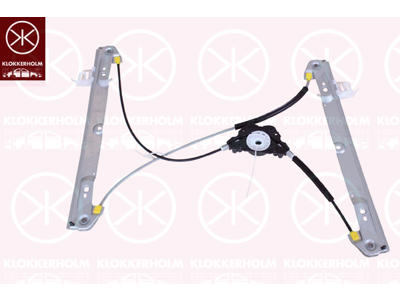 Fönsterhiss, 2-drs, OE-type, utan elmotor, elektrisk, till höger fram