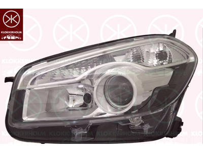 Headlight, Left, Bi-Xenon, D1S/H7, without control unit for Xenon, with motor for headlamp levelling