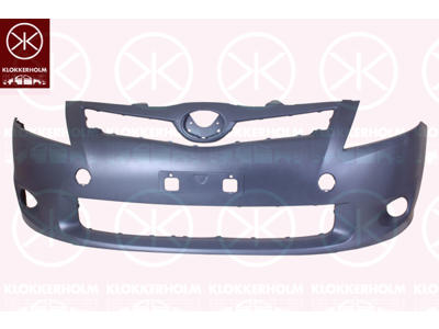 Bumper, Front, Smooth, dark grey