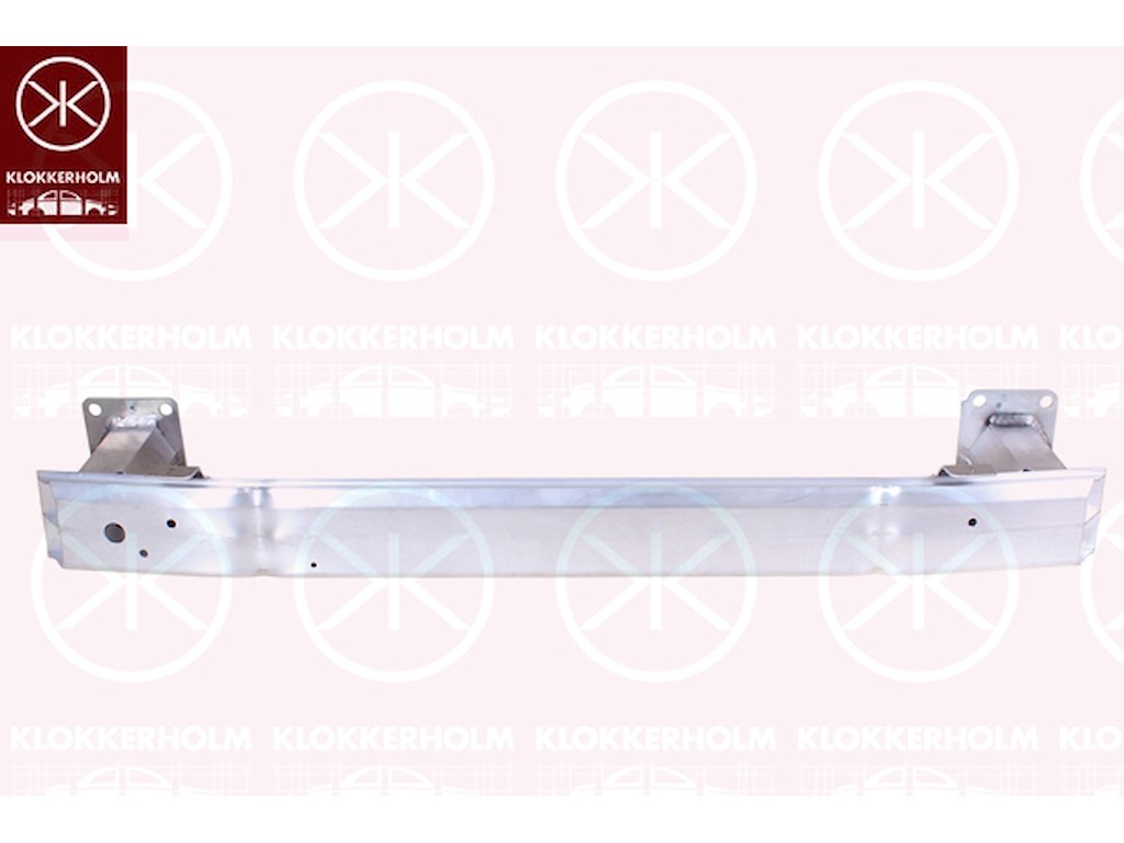 Stöd, stötfångare, aluminium, Fram