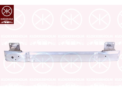 Stöd, stötfångare, aluminium, Fram