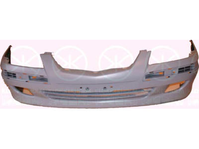 Bumper, w/primer, Front, with hole(s) for fog lights