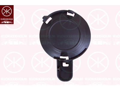 Cover, bumper, Left Front, for vehicles without front fog light, black