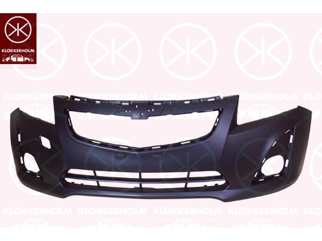 Bumper, w/primer, Front, Trim Level: facelift