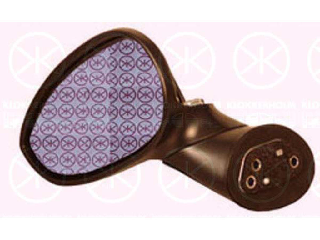 Exterior Mirror, w/primer, for electric mirror adjustment, Convex, Heatable, Left