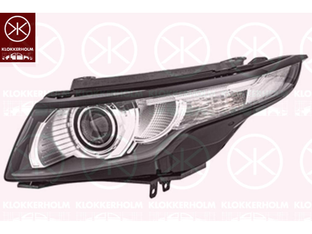 Headlight, Left, HB3, with daytime running light (LED), PSY24W, with motor for headlamp levelling, Varroc