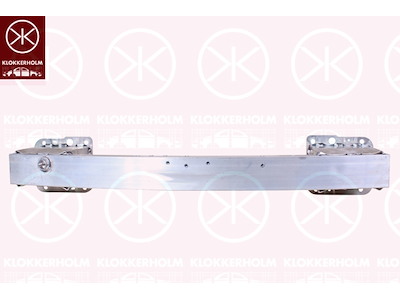 Stöd, stötfångare, aluminium, Fram