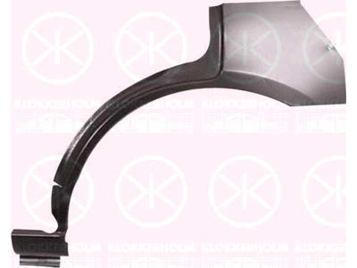 Sdovägg, 4-drs, hjulhuskant, Ekonomiplåt, till höger bak, ytterdel