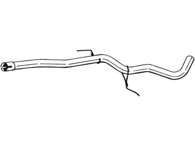 Exhaust Pipe, See accessories list for additionally required parts:  