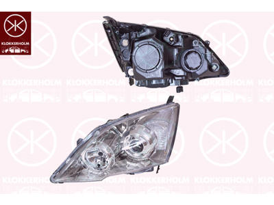 Headlight, Right, D2S (gas discharge tube), H11/HB3, with motor for headlamp levelling