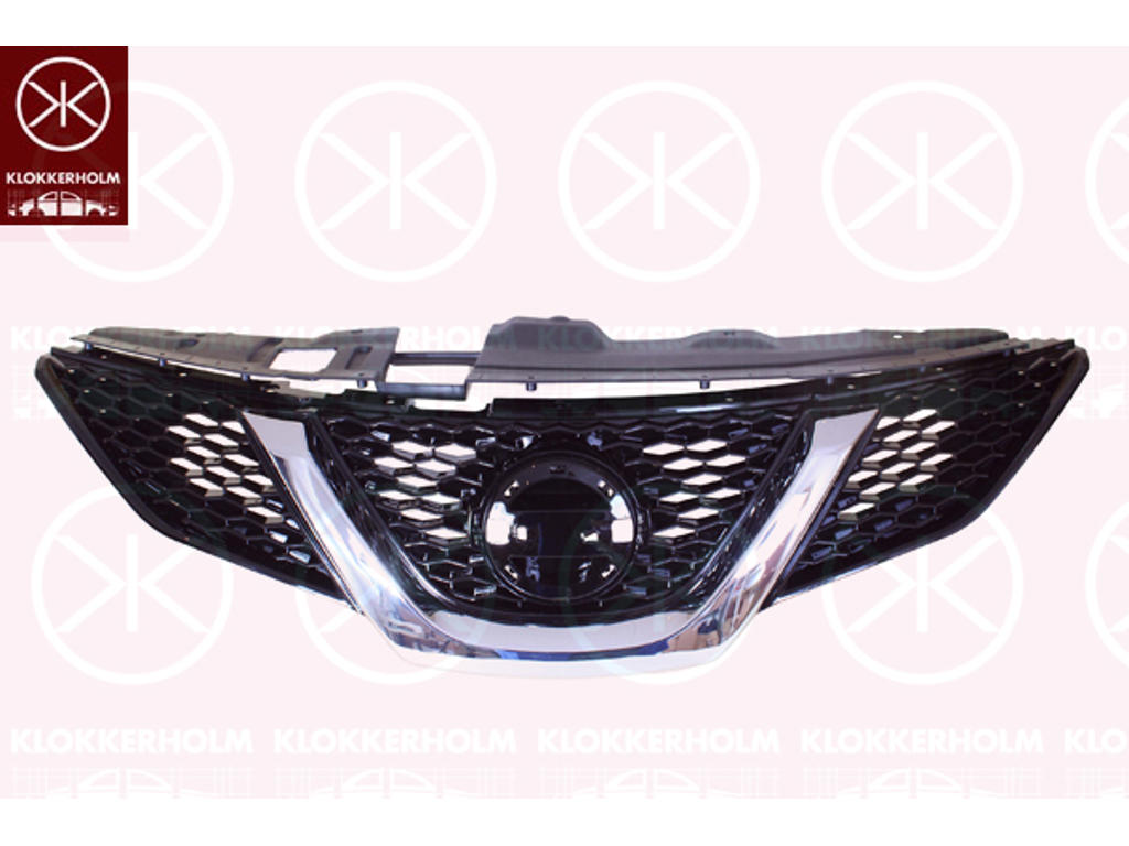 Radiator Grille, chrome/black, Trim Level: KOMPLET