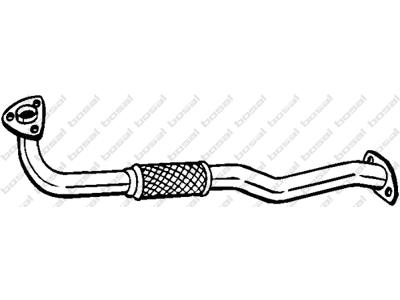 Exhaust Pipe, See accessories list for additionally required parts:  