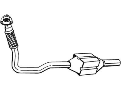 Catalytic Converter, with mounting parts, Emission Standard: Euro 1, Emission Standard: Euro 2