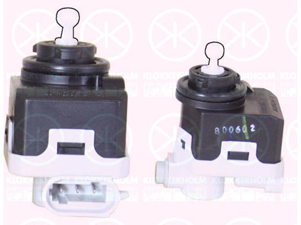 Actuator, headlight levelling, Electric
