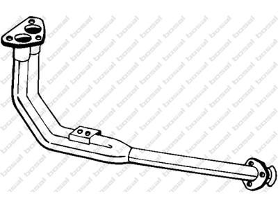 Exhaust Pipe, See accessories list for additionally required parts:  