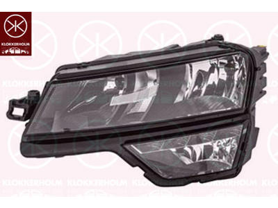 Headlight, Left, H7/H1, PWY24W, W5W, with daytime running light (LED), with motor for headlamp levelling