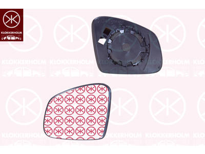 Mirror Glass, exterior mirror, Left, Aspherical