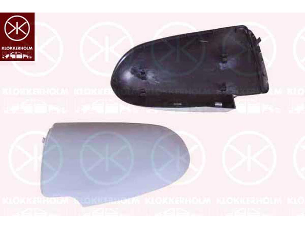 Housing, exterior mirror, w/primer, Left