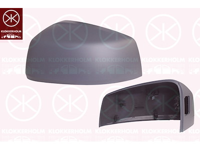 Housing, exterior mirror, w/primer, for vehicles with drive assistance system, Left