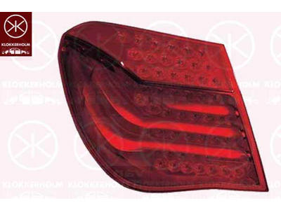 Tail Light Assembly, LED, with bulb holder, Right, Outer section, AL