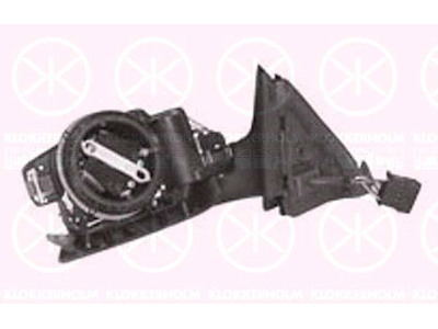 Ulkopeili, Ilman peililasia, sähkö-peilinsäädölle, Oikea